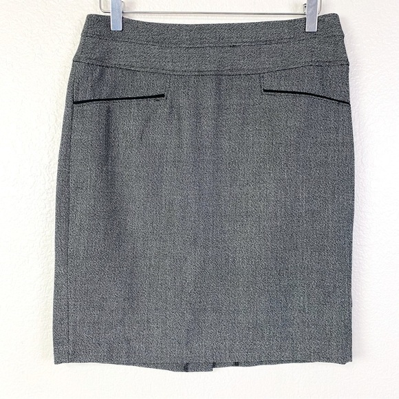 Vivienne Tam Grey Classic Pencil Skirt Size 6 - Picture 1 of 6